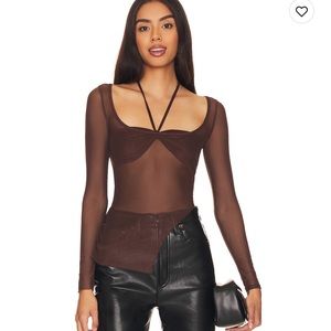 Revolve superdown Shania top size M brown